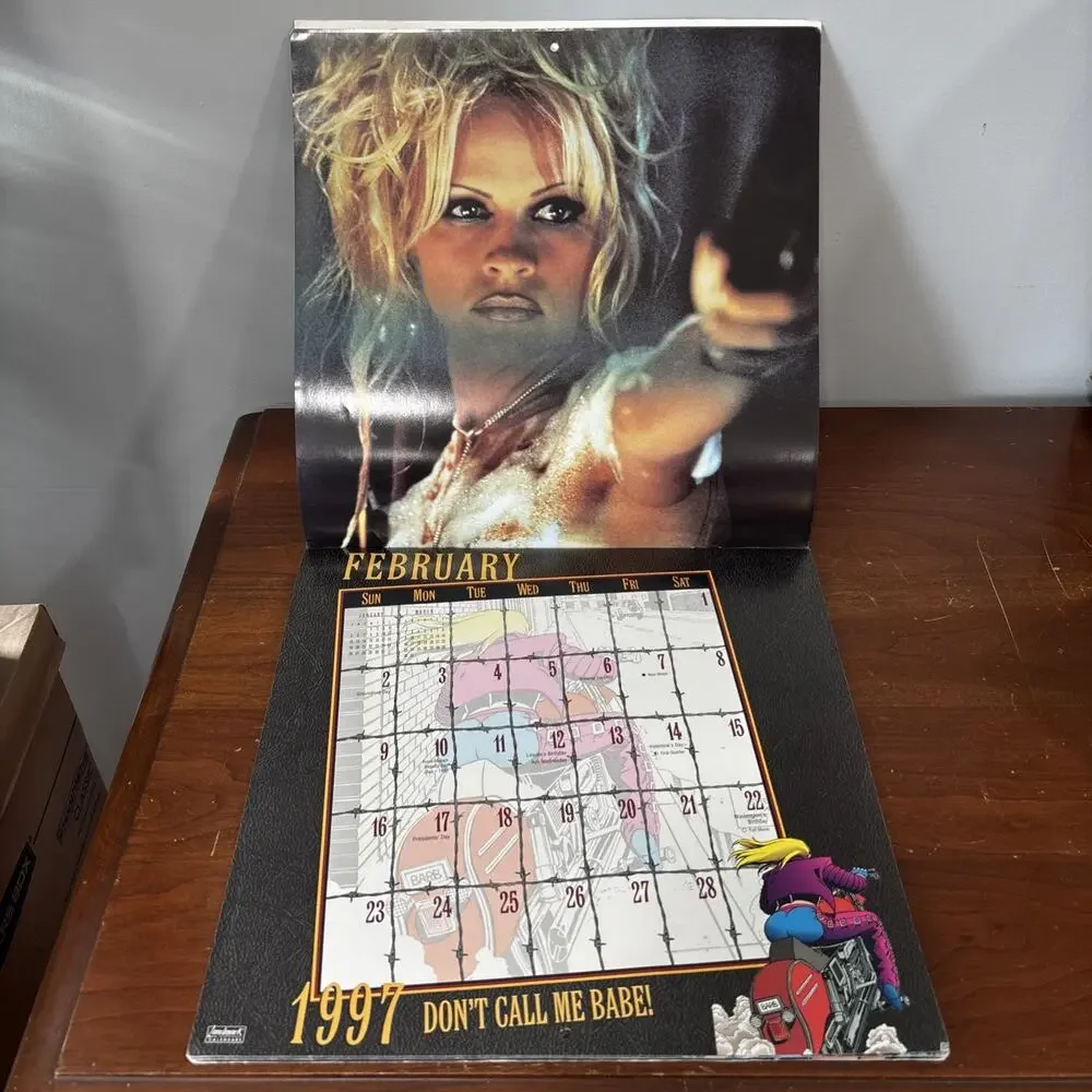 Barb Wire Pamela Lee Anderson 1997 Calendar Landmark Dark Horse Vintage Preowned